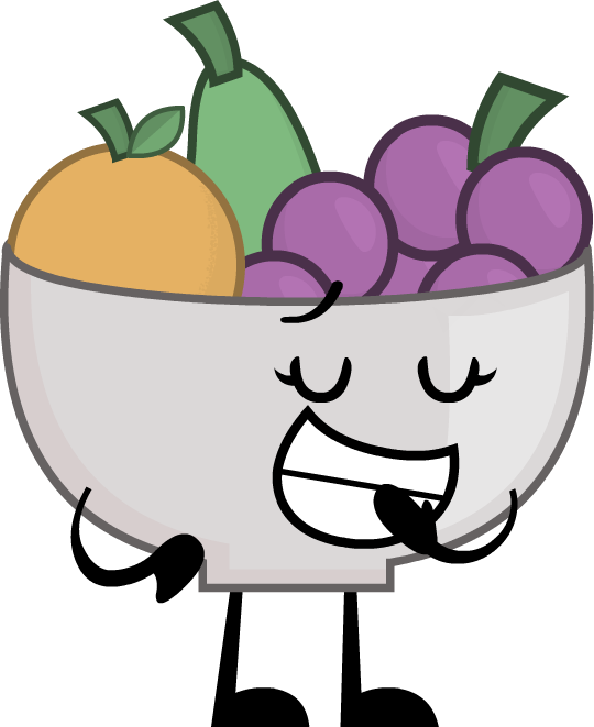 Fruit Bowl - Wiki Clipart (540x661), Png Download