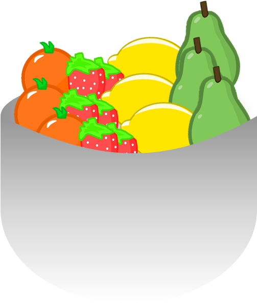 Fruit Bowl - Bowl Clipart (537x610), Png Download