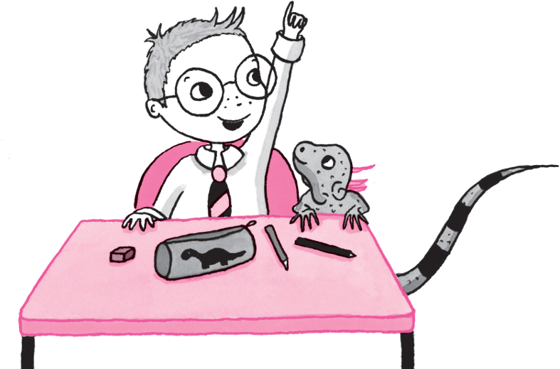 Bruno From Isadora Moon Asking A Question Small Clipart (800x532), Png Download