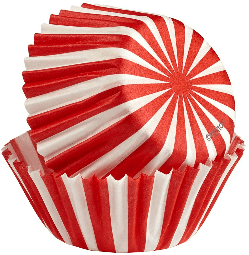 Baking Cups Mini Cupcakes North Pole Red & White Stripe - Wilton 415 1981 100 Count Christmas North Pole Baking Clipart (1000x1000), Png Download