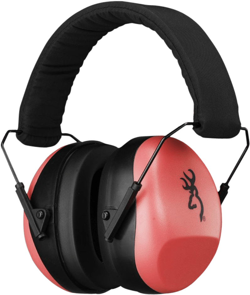 Browning Buckmark Ii Ear Muffs Pink - Browning 126384 Hearing Protector - Buckmark Ii For Clipart (1000x1000), Png Download