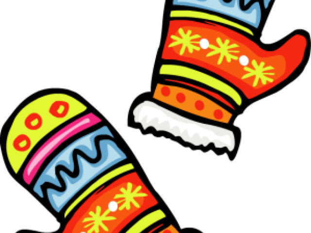 Scarf Clipart Mitten Hat - Варежки Png Transparent Png (640x480), Png Download
