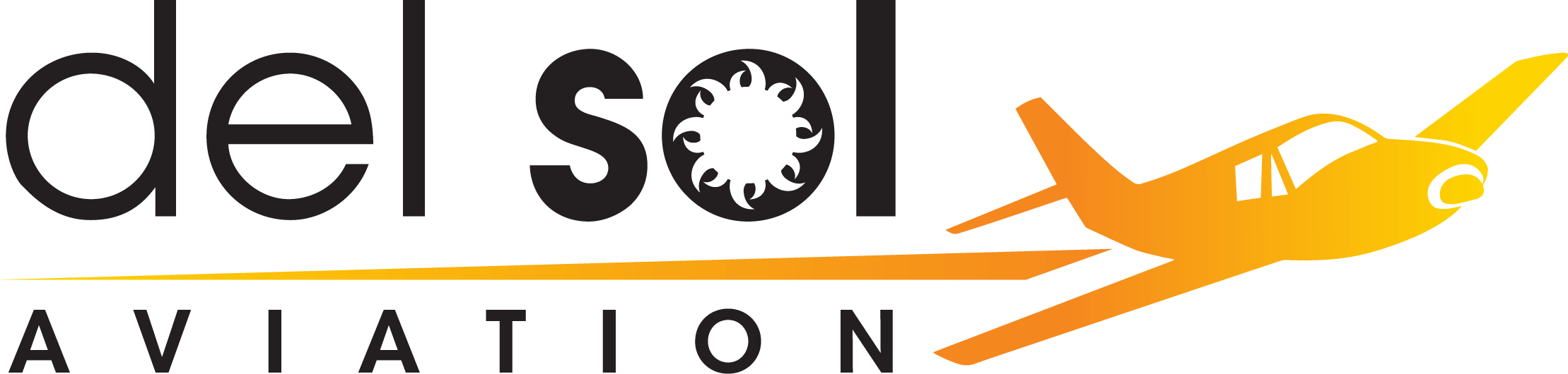Ameriflight Is Proud To Partner With Industry Leaders - Del Sol Aviation Clipart (2218x530), Png Download