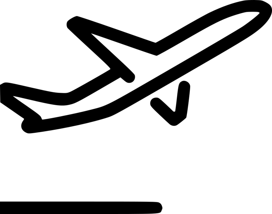 Airplane Png Icon Clipart (900x707), Png Download