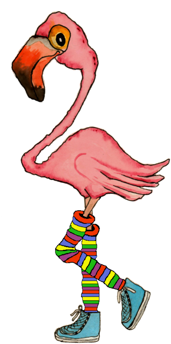 Clip Art Flamingo - Png Download (610x1200), Png Download