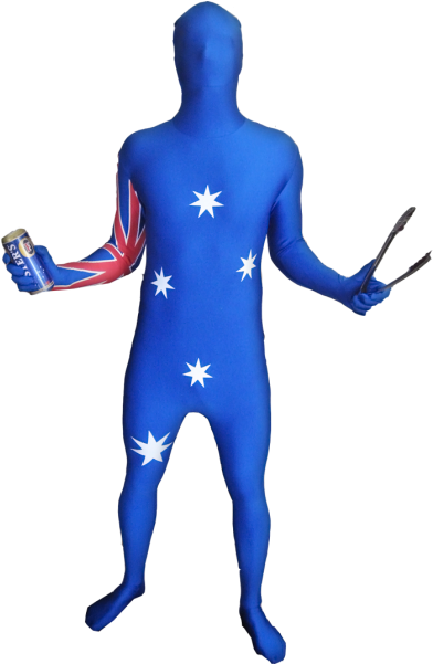 Australia Morphsuit - Diy Australia Day Costumes Clipart (600x600), Png Download