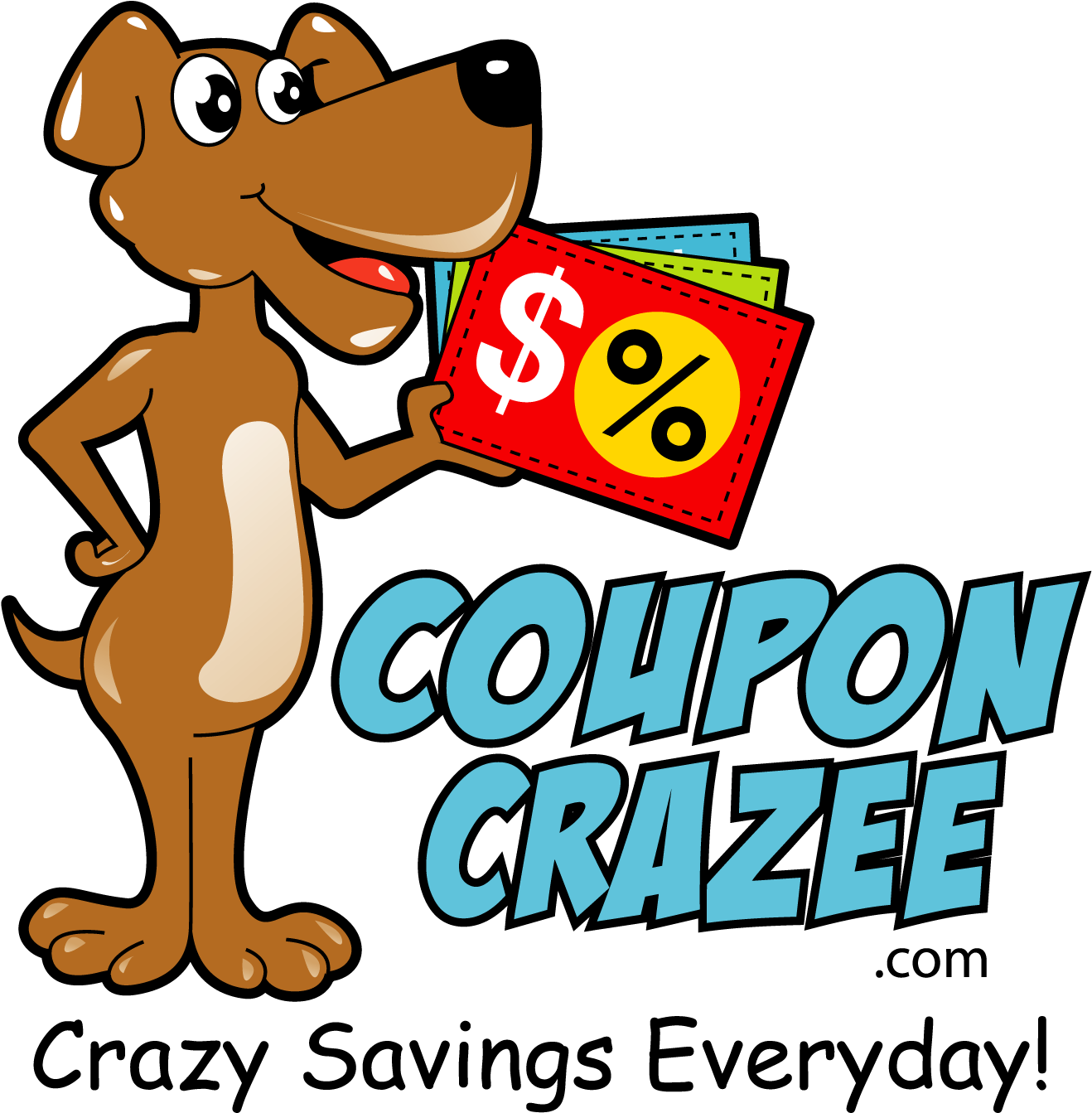 Crazy Saving Every Day - Cartoon Clipart (591x594), Png Download