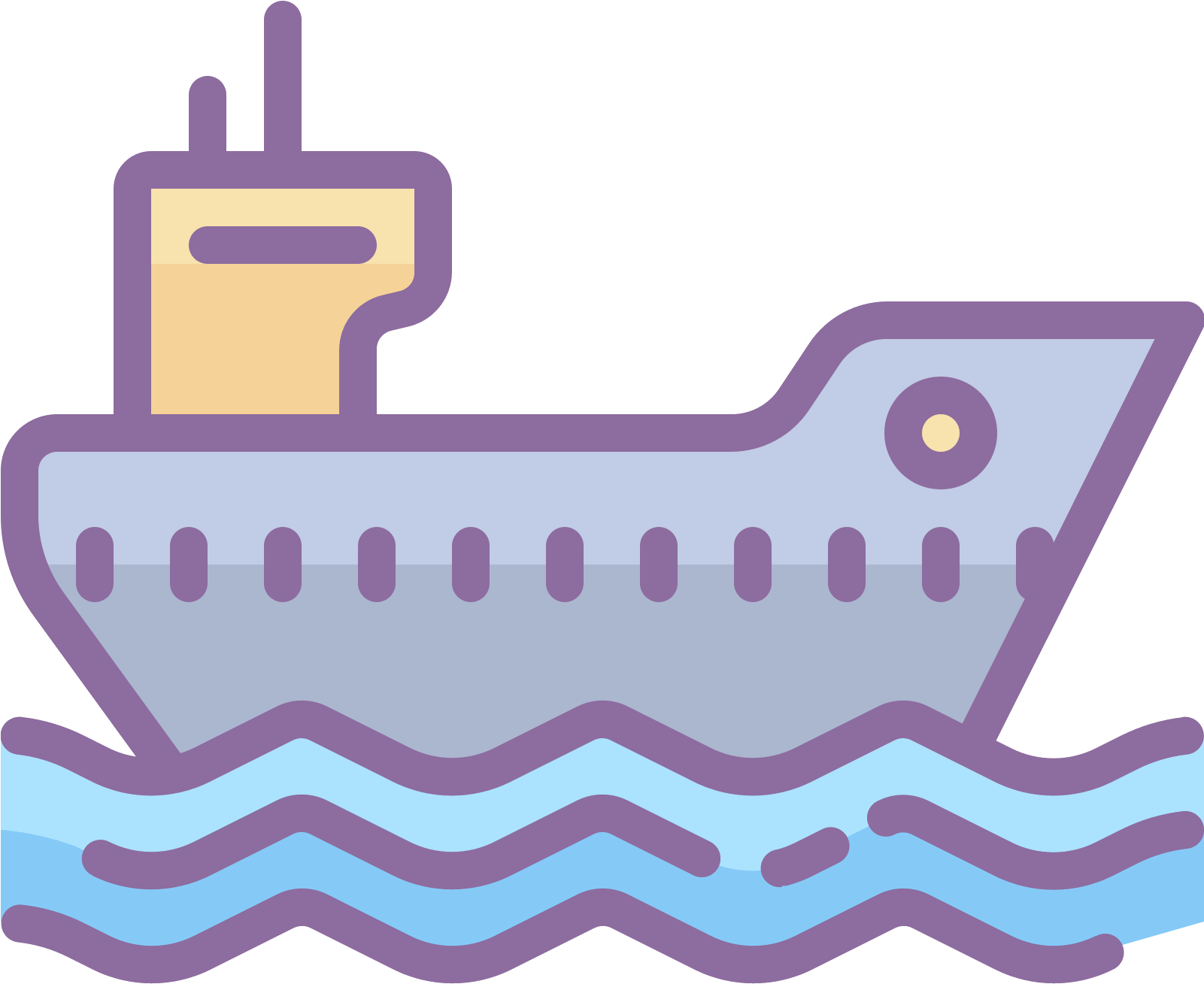 Cargo Ship Icon - Ship Clipart (1600x1600), Png Download