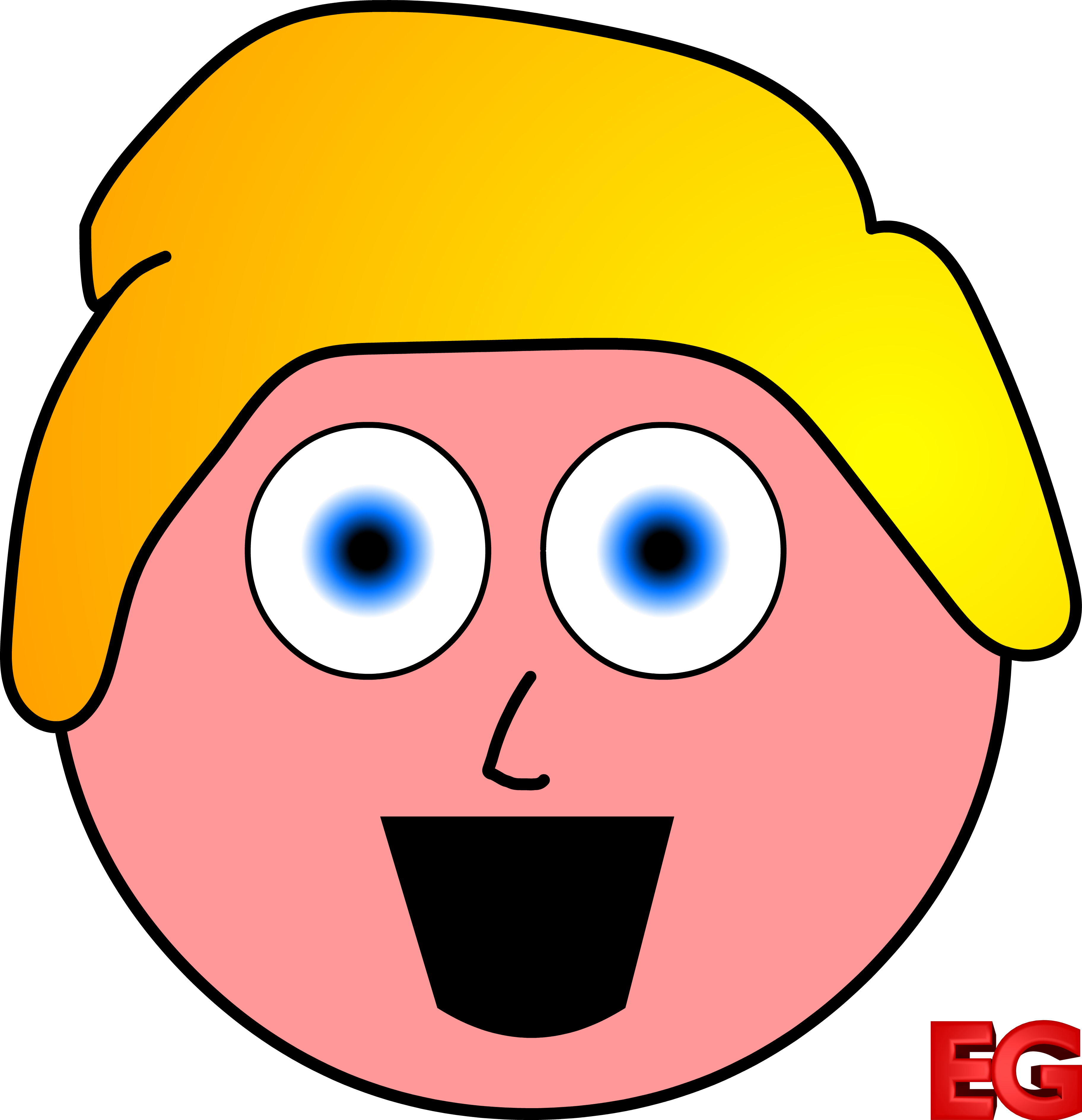 Optical Illusion Look At The Guy's Mouth For A While - Cochon Vert Clipart (3648x3775), Png Download