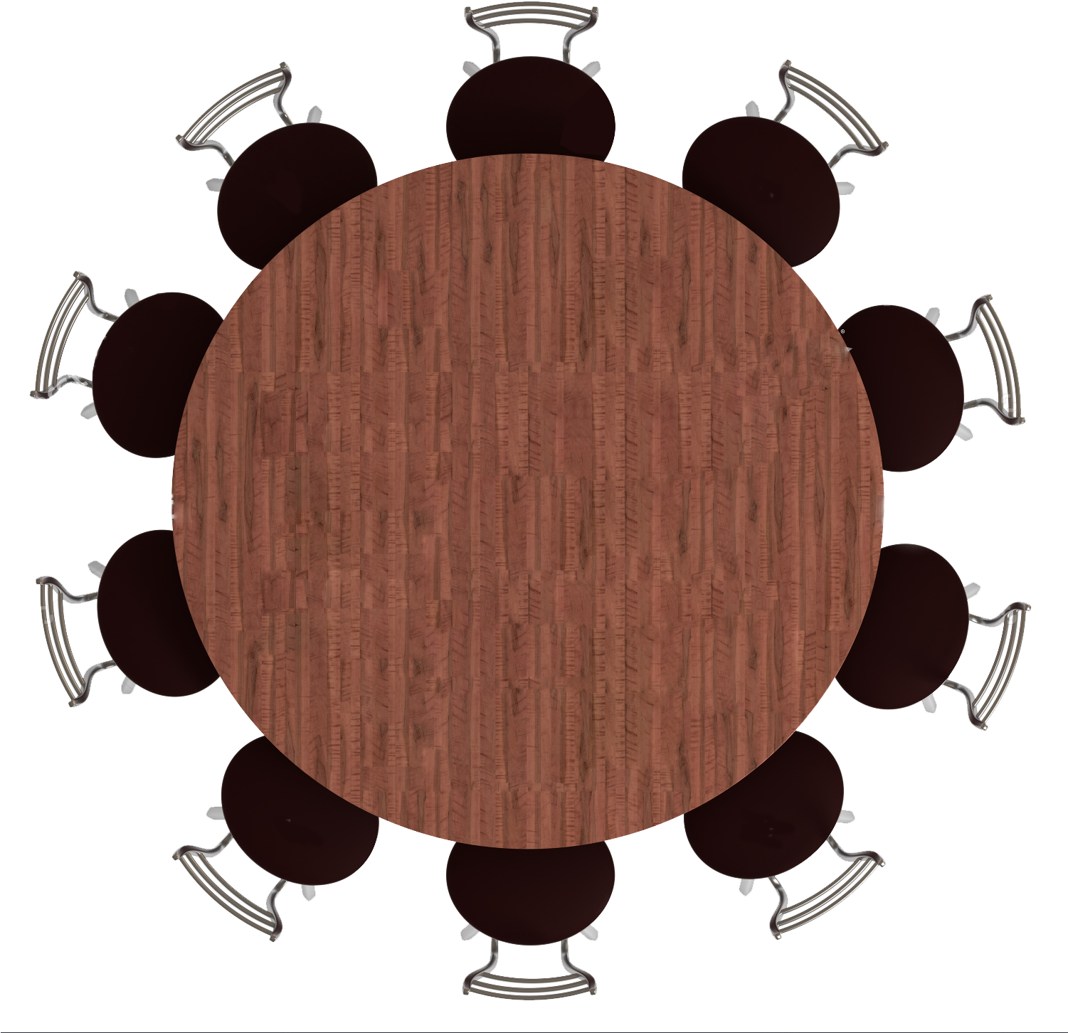 Download Clipart Castle Dining Room - Round Table Top View - Png