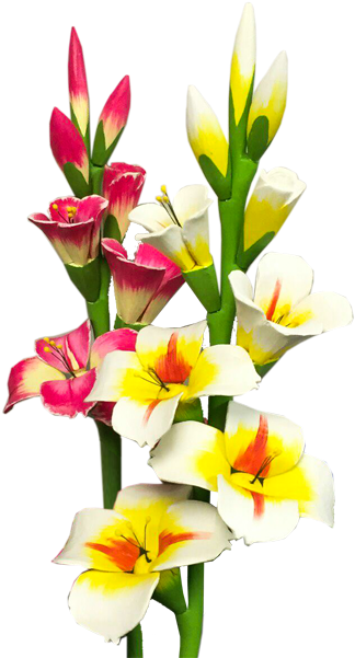 Wooden Flower Injunwood Clipart (600x600), Png Download