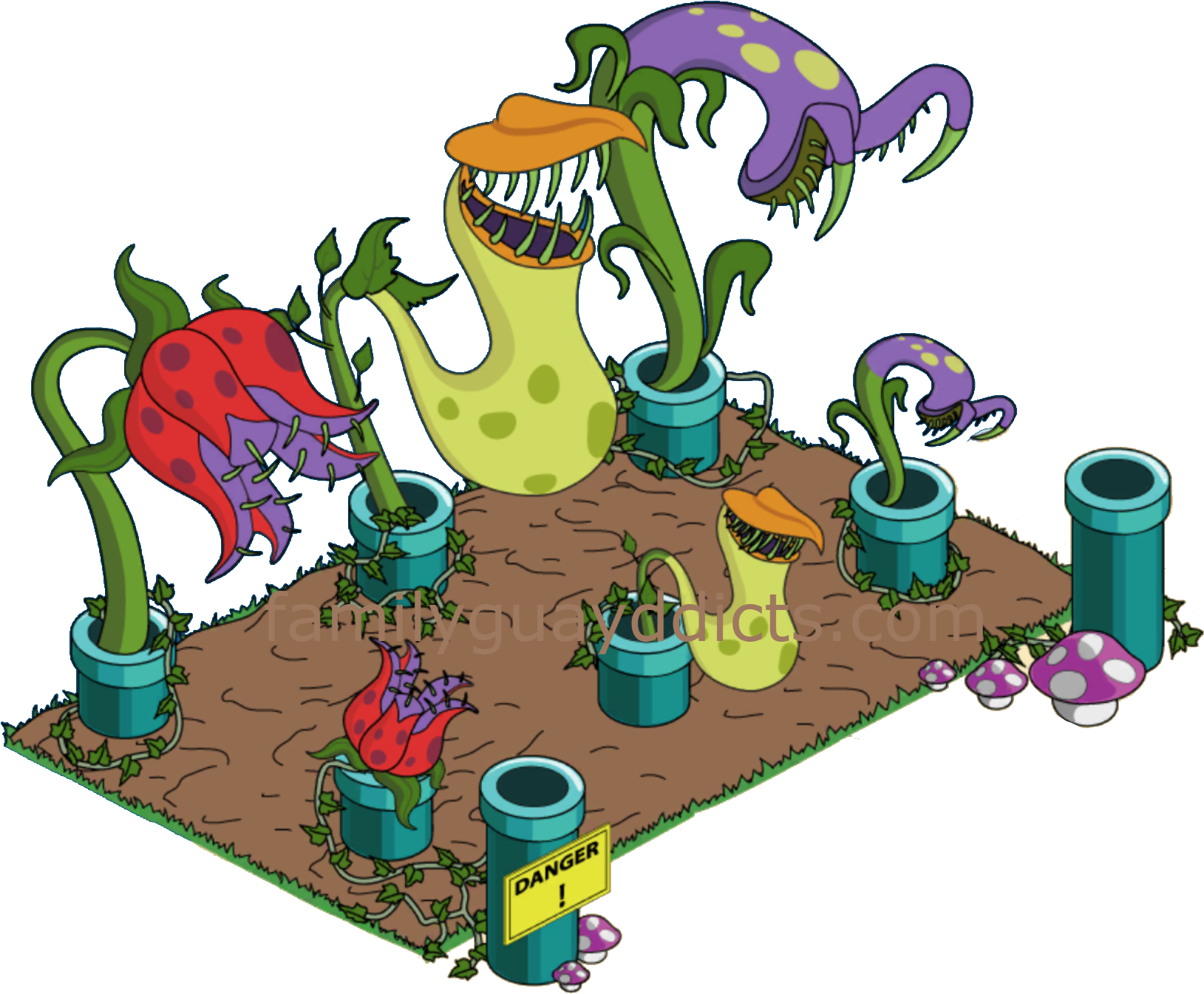 Killer Greens Plant Nursery - Cartoon Clipart (1646x1367), Png Download