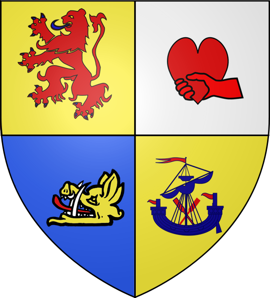 Mackintosh Of Mackintosh Quarterly, 1st, Or, A Lion - Clan Mackintosh Coat Of Arms Clipart (545x600), Png Download