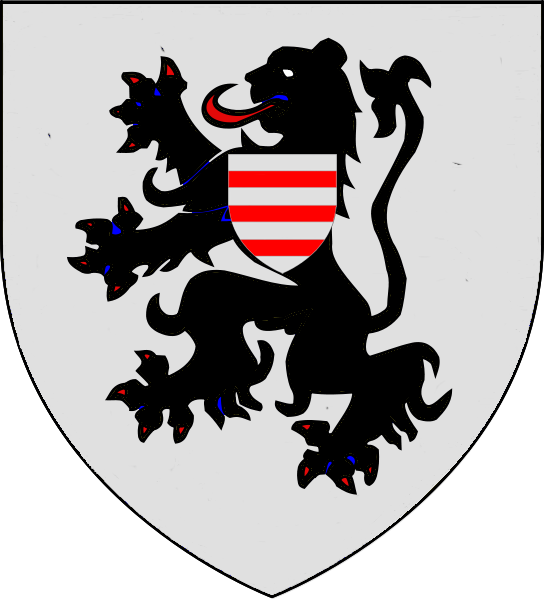 Blason Famille De Lestendart - Roger De Montgomery Coat Of Arms Clipart (544x599), Png Download