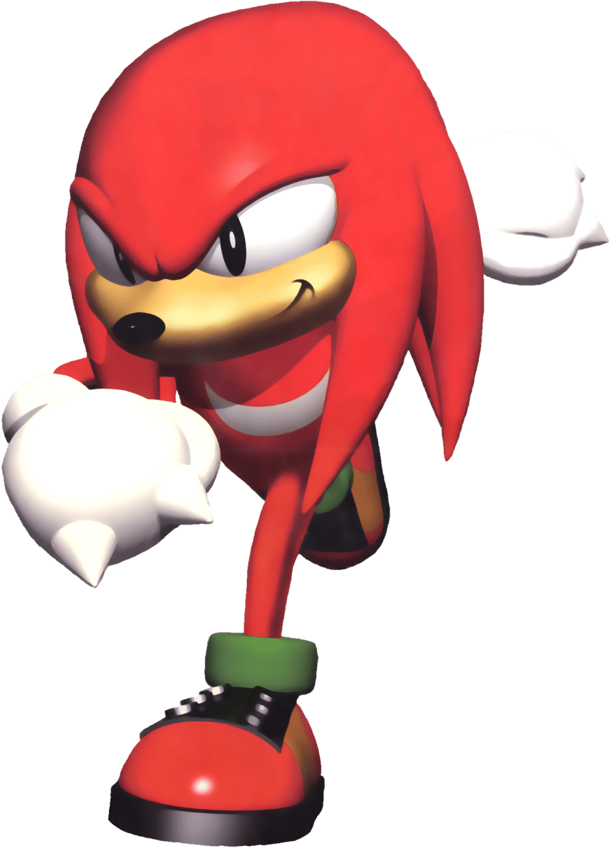 What Is Sega's Deal With Knuckles And Eureka 7 Promotes - Classic Knuckles The Echidna Clipart (896x1240), Png Download