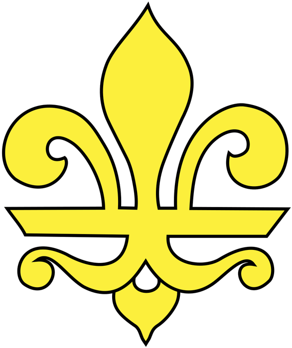In Saracen Heraldry , The Fleur De Lys Also Exists Clipart (602x716), Png Download