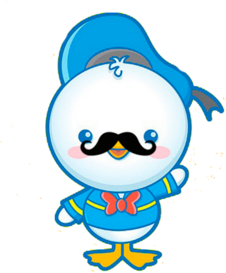Cute Donald Duck Clipart (1024x1024), Png Download
