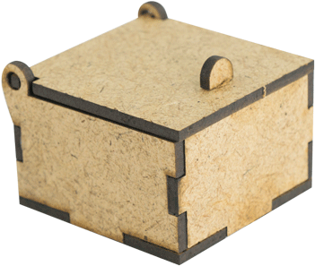 Mdf -kit For Shadow Boxes/for Jewelry 3d - Shadow Box Clipart (800x800), Png Download