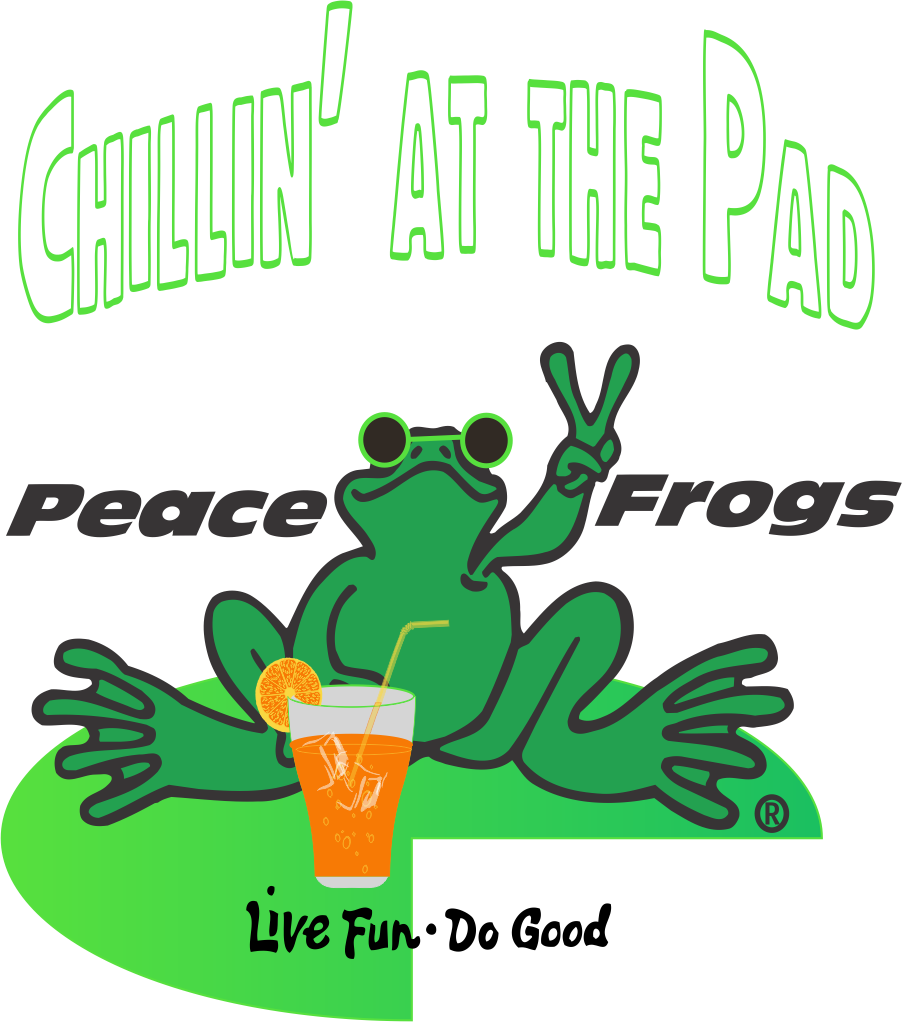 Playful, Feminine, Clothing T-shirt Design For Peace - Peace Frog Clipart (902x1022), Png Download
