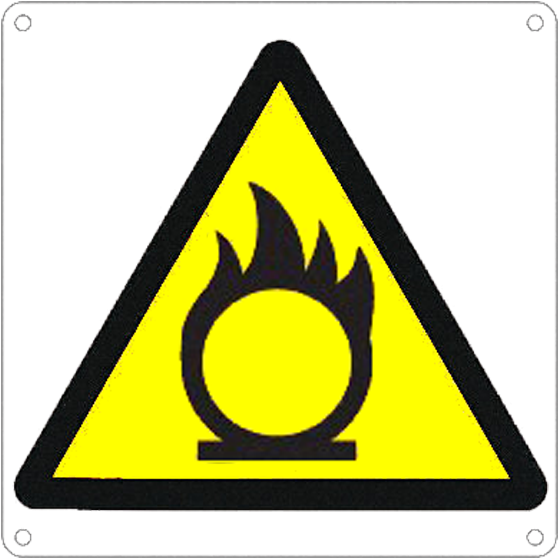 Rules Of Conduct For A Safe Use Of Oxygen Blowing And - Dangerous When Wet Signage Clipart (591x591), Png Download