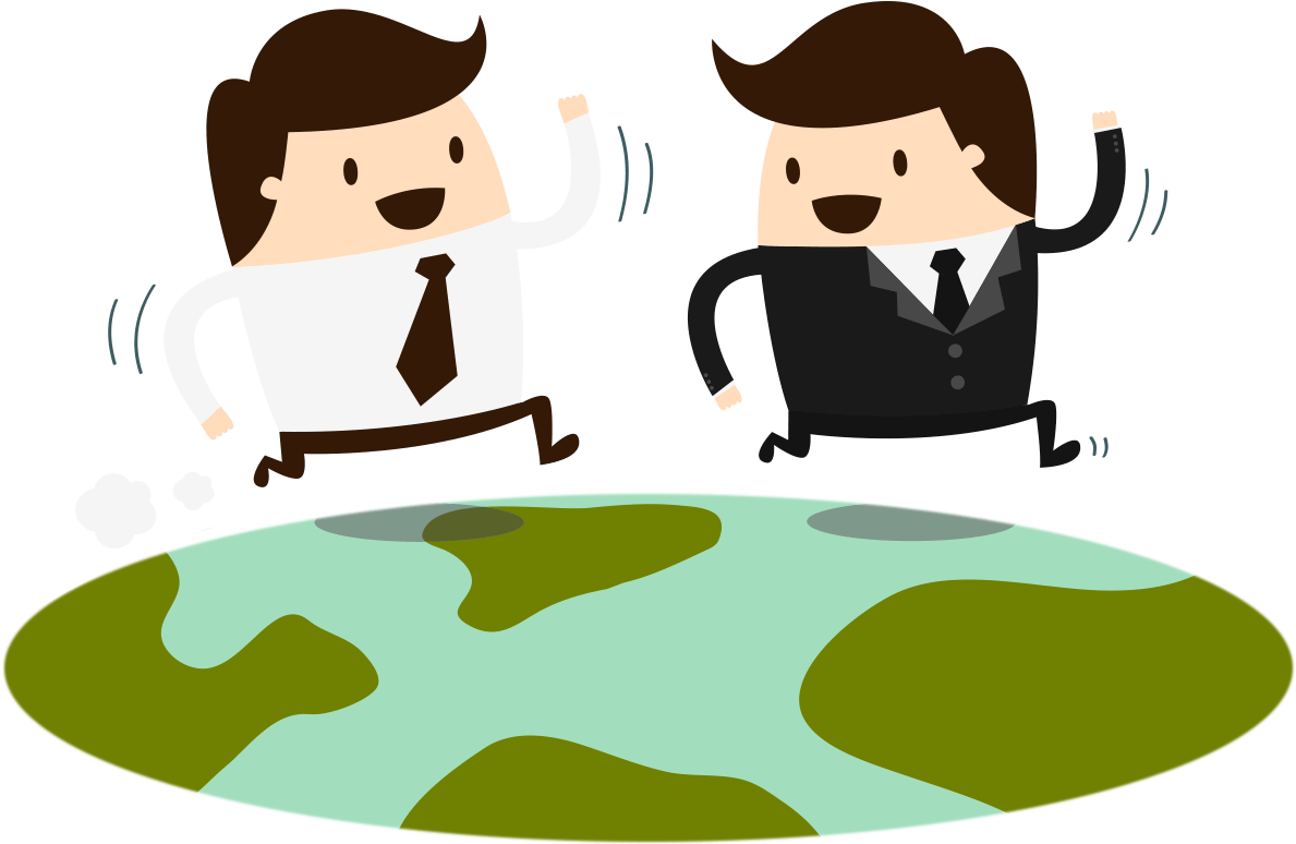 Premium Semi Offshore Agency - Cartoon Clipart (1200x773), Png Download