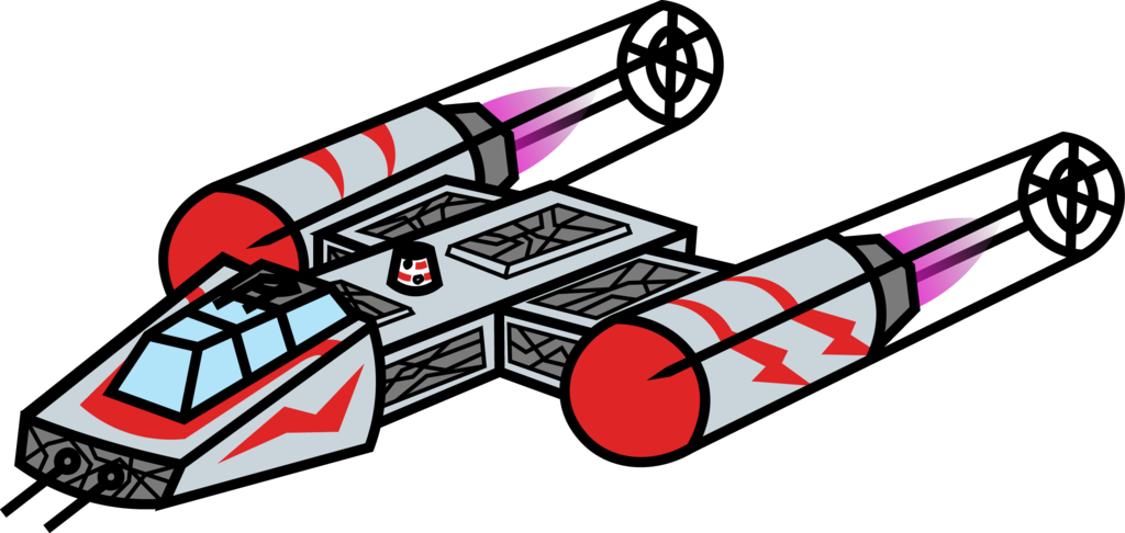 Can Use For Book Cover, Y Wing Clipart - Png Download (1024x486), Png Download
