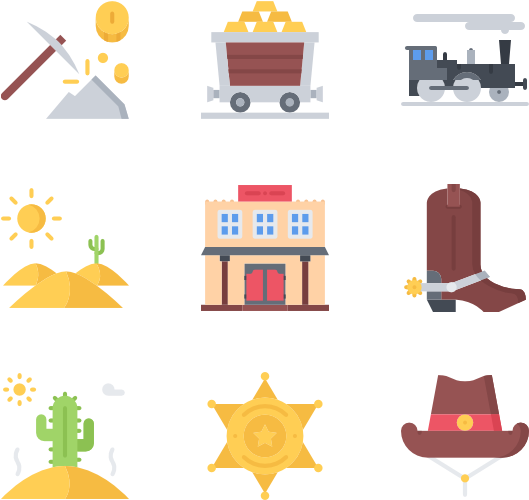 Wild West Clipart (600x564), Png Download