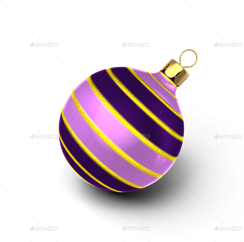 Ny Toy 01 - New Year Tree Toys Png Clipart (800x800), Png Download