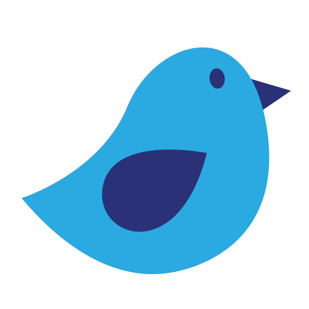 Cute Bird Vector Png Clipart (1024x1024), Png Download