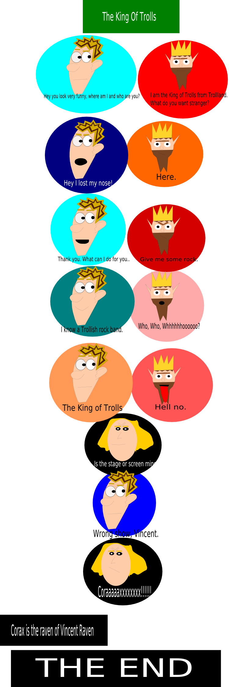 Knock-knock A Bad Day - Cartoon Clipart (750x2246), Png Download