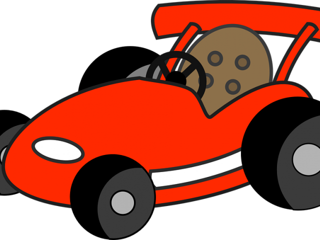 Race Car Clipart Red - Go Kart Clip Art Png Transparent Png (640x480), Png Download