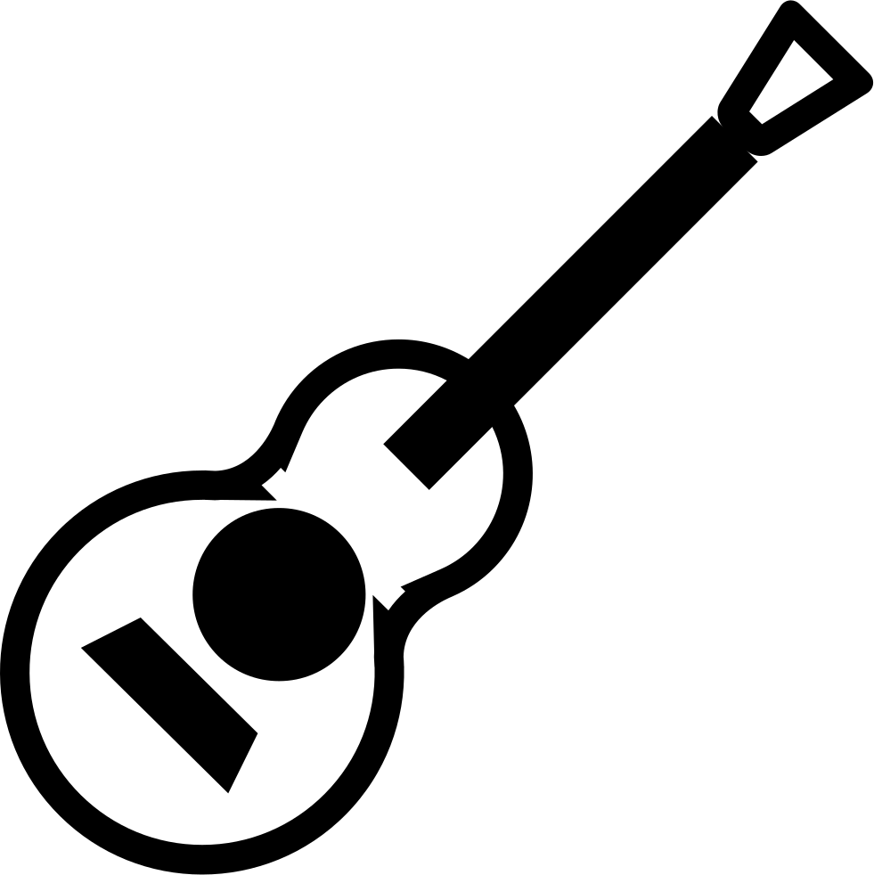 Guitar Of Classical Type Comments - Guitar Clipart (981x982), Png Download