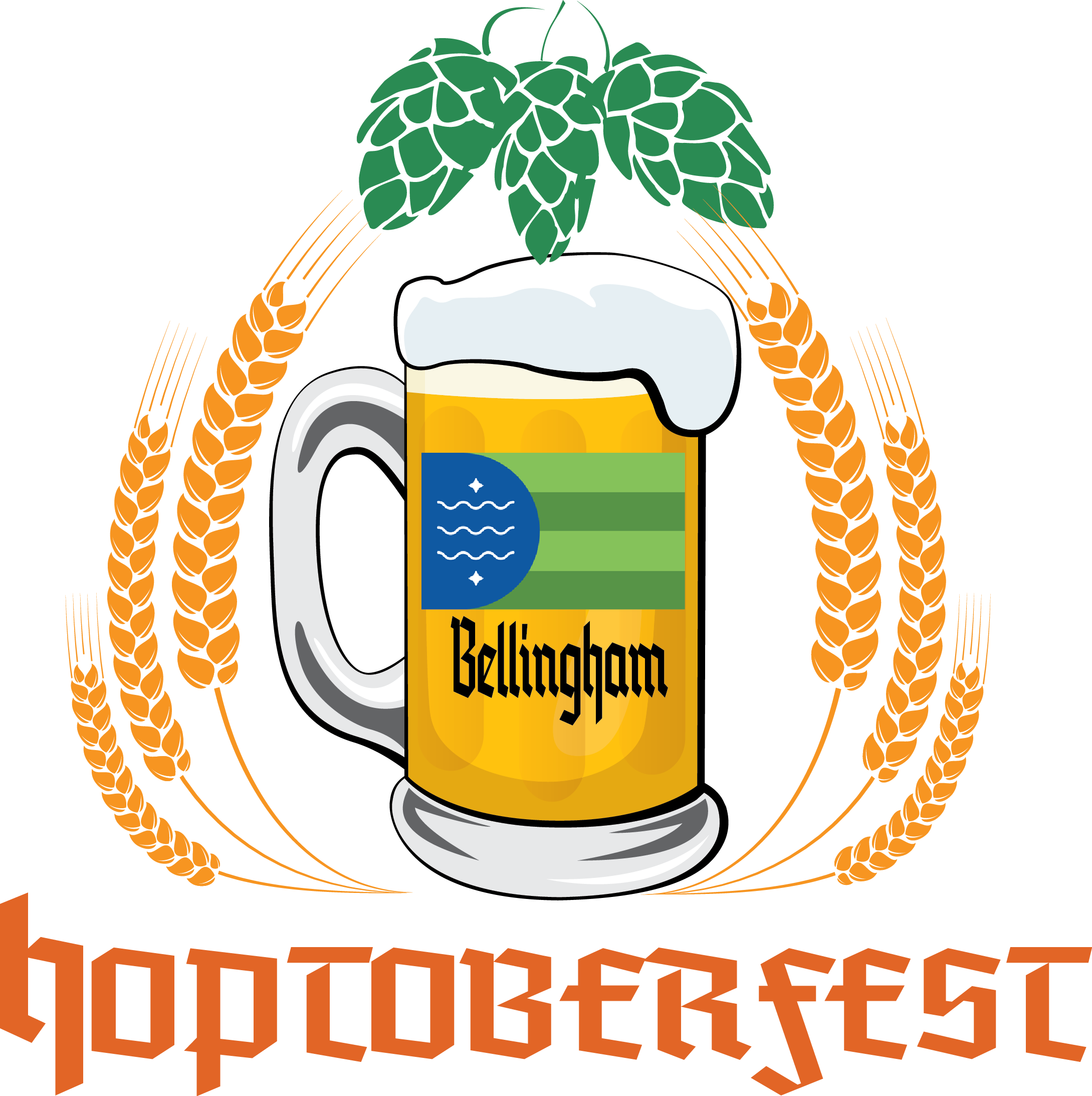 View Larger Image - Hoptoberfest Bellingham Clipart (2179x2186), Png Download