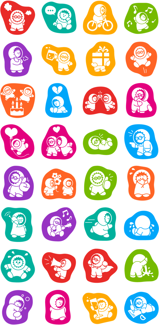 Snoopy's Moods Clipart (540x1100), Png Download