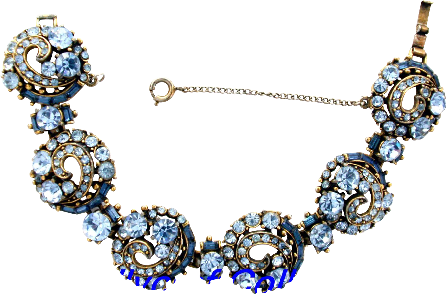 Hollycraft 1955 Light Sapphire &amp Clipart (1438x1438), Png Download