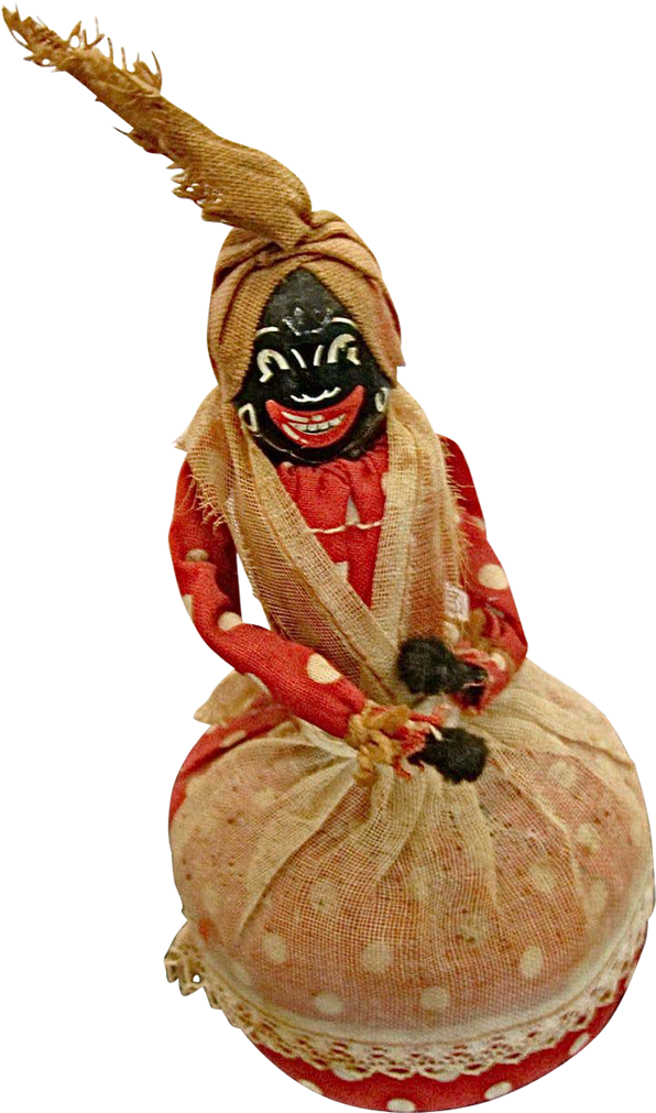 Vintage Black Americana Mammy Doll Pin Cushion - Pincushion Clipart (1023x1023), Png Download