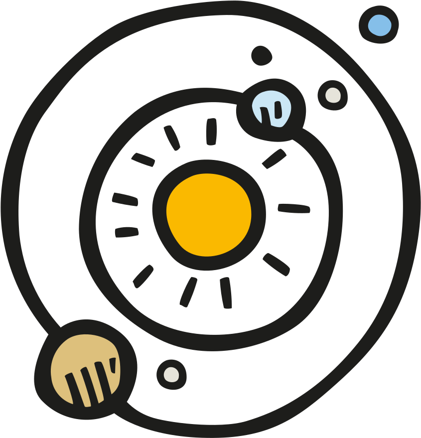 Solar System Icon , Png Download - Solar System Png Clipart (845x879), Png Download