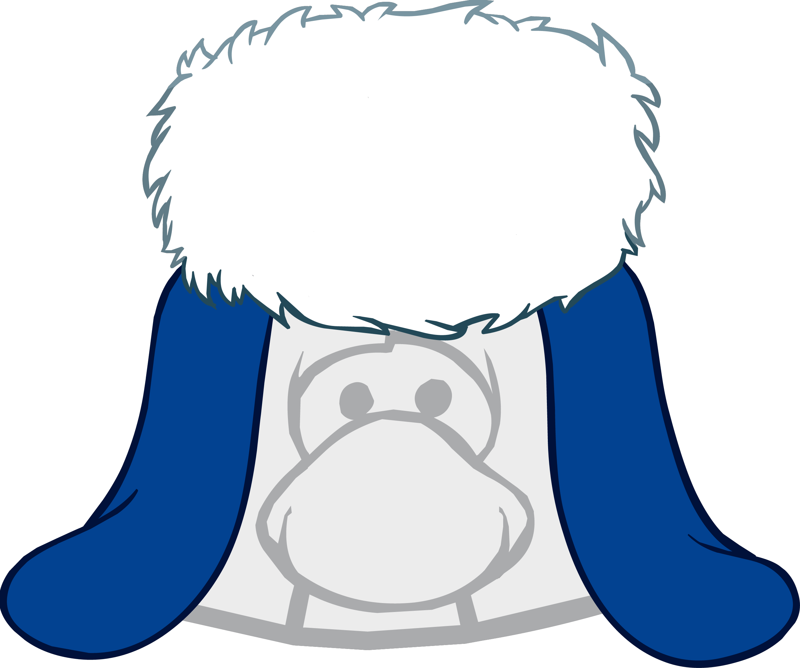 Blue Holiday Cap - Club Penguin Merry Walrus Hat Clipart (2687x2242), Png Download