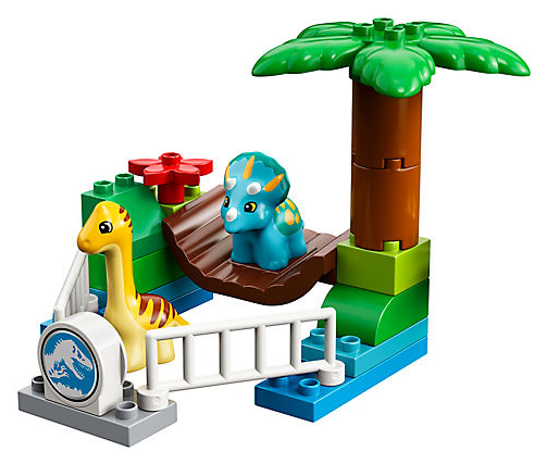 Lego 10879 Duplo Minizoo Łagodne Olbrzymy Klocki - Duplo Jurassic World Clipart (1000x1000), Png Download