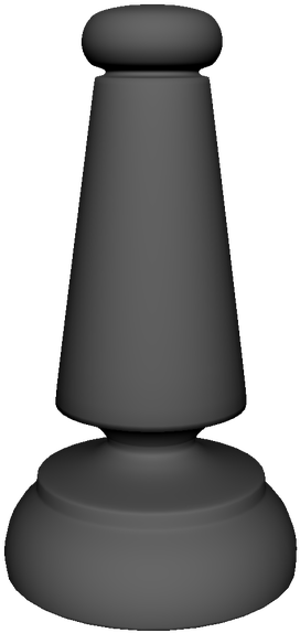 Continued On From Base, Extruded Up To Create Body - Chess Clipart (1100x619), Png Download