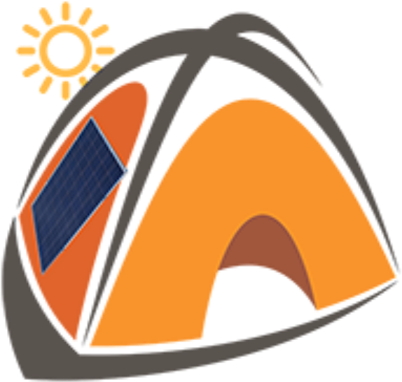 Solar Power Panels, Chargers, Lights For Camping & - Tent Clipart (600x600), Png Download