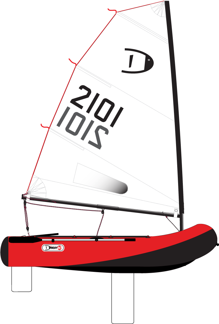 Png Free Stock Inflatable Sailing Dreaming Of The Dinghygo - Dinghy Go The Inflatable Sailboat Clipart (750x1105), Png Download