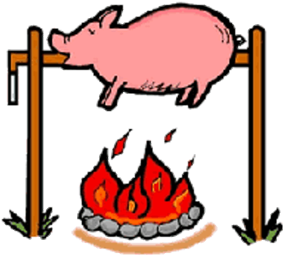 Download Pig Roast Clip Art Clipart Pig Roast Barbecue - Healthy Diet - Png Download (600x531), Png Download