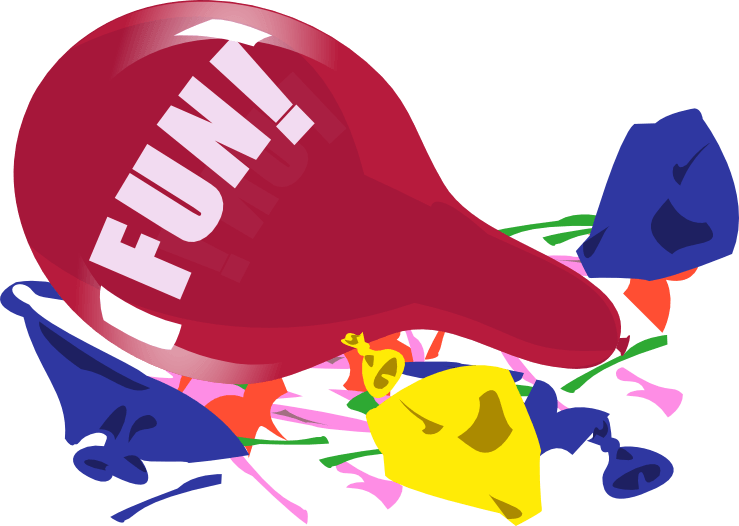 Popped Balloon Clip Art - Png Download (739x526), Png Download