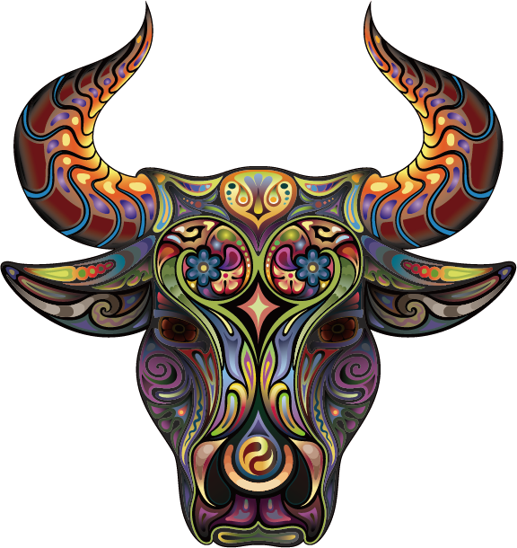For The First Time Unibull Markets Introduces Custodian - Colorful Bull Head Clipart (576x610), Png Download