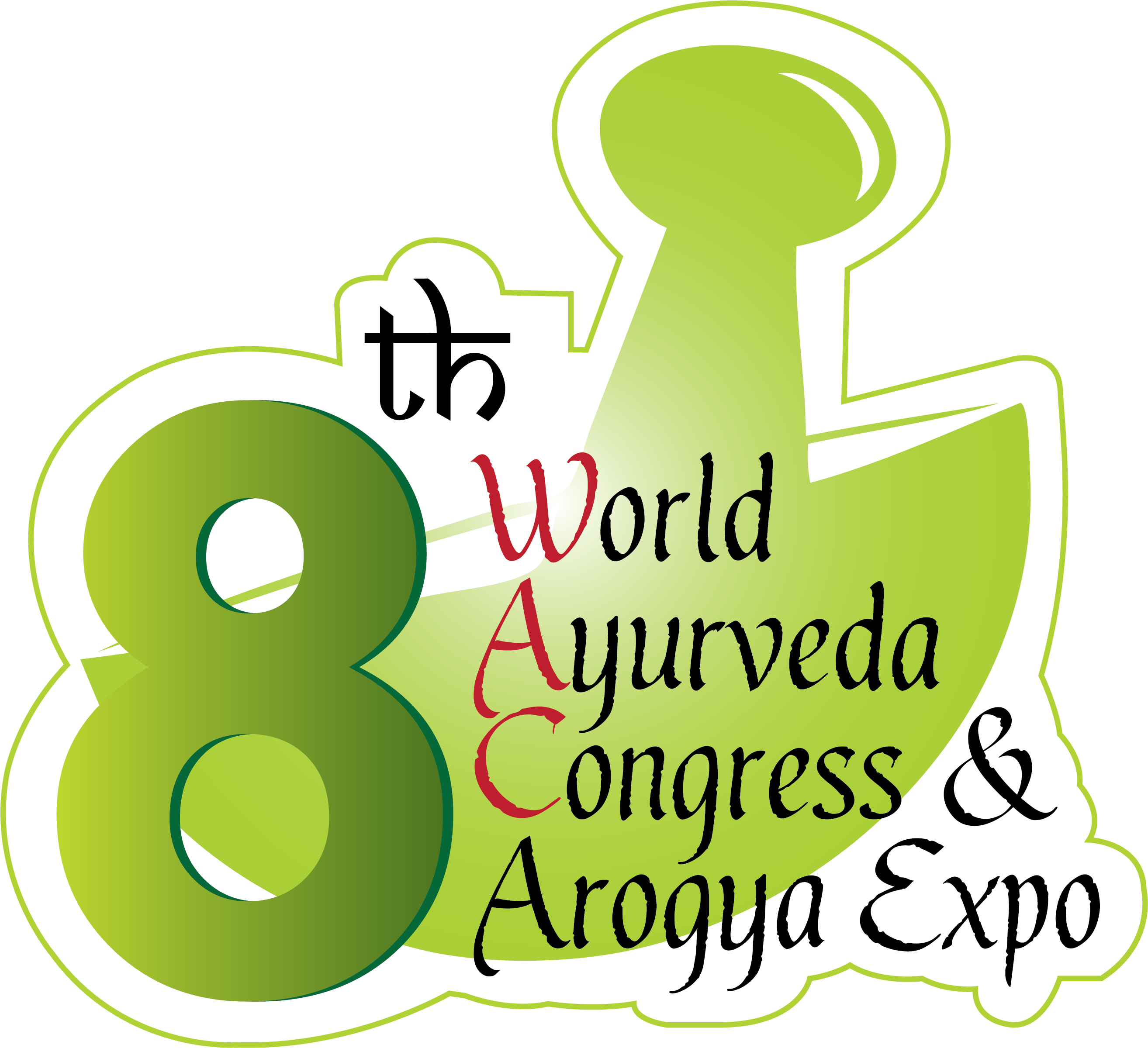8th World Ayurveda Congress & Arogya Expo, From 14-17 - World Ayurveda Day 2018 Clipart (2628x2400), Png Download