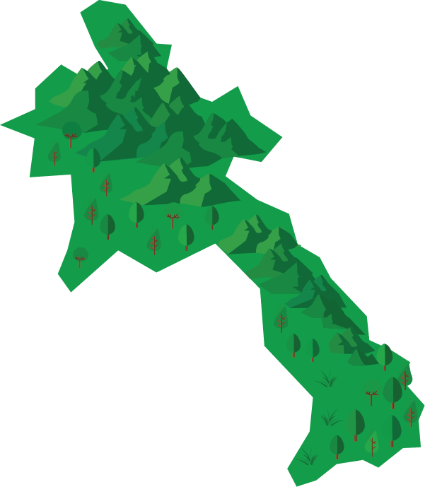 Laos - Laos Map Black Clipart (601x689), Png Download