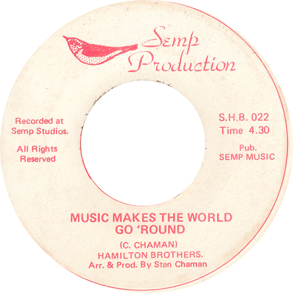 Hamilton Brothers Music Makes The World Go Round - Circle Clipart (600x600), Png Download