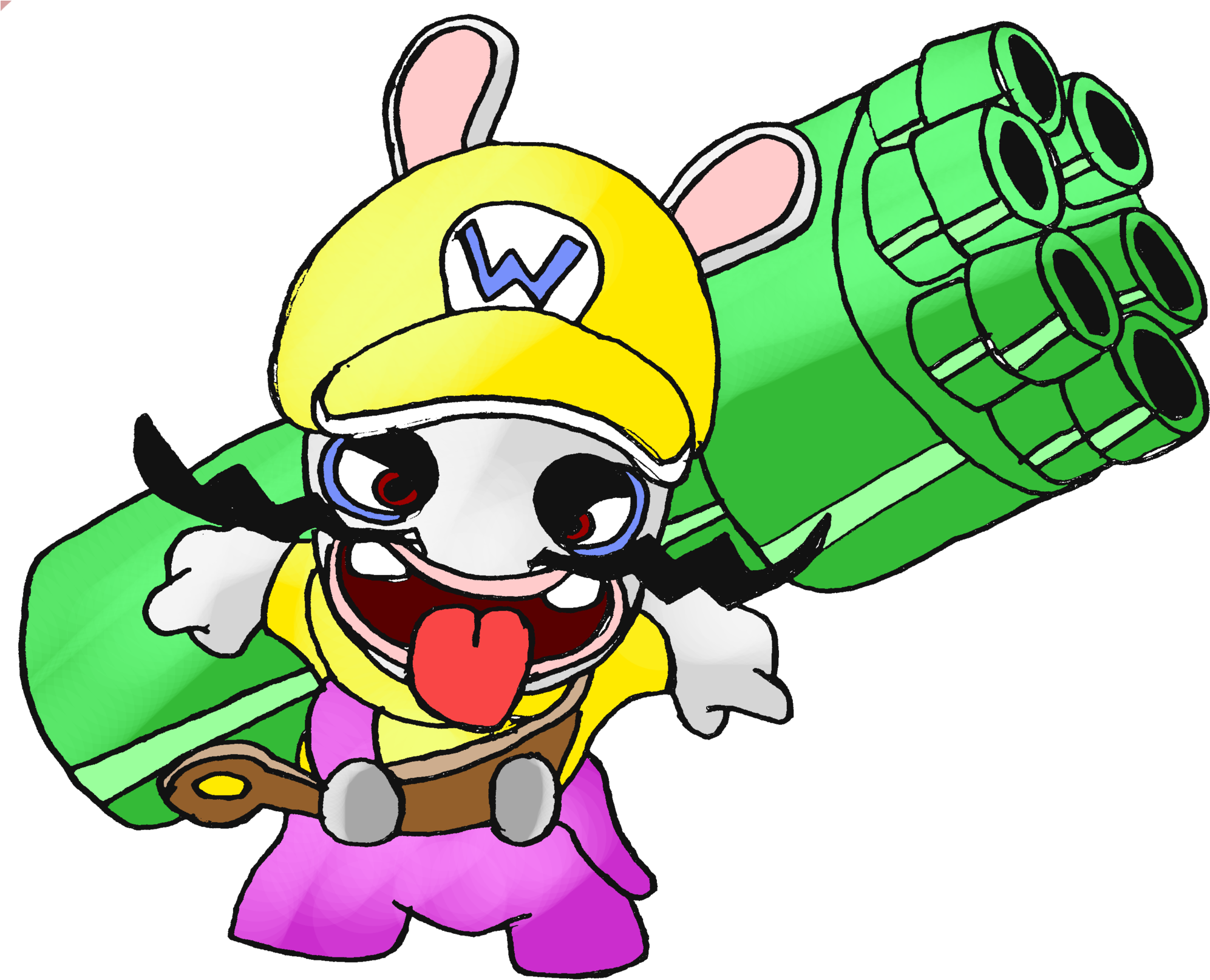 God Wario - Portable Network Graphics Clipart (2000x1631), Png Download