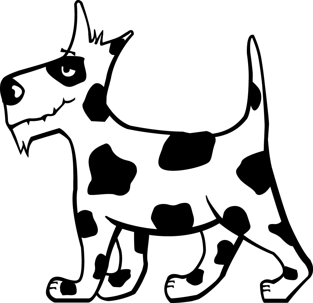 Spotty Dog Creative Clipart (1022x990), Png Download